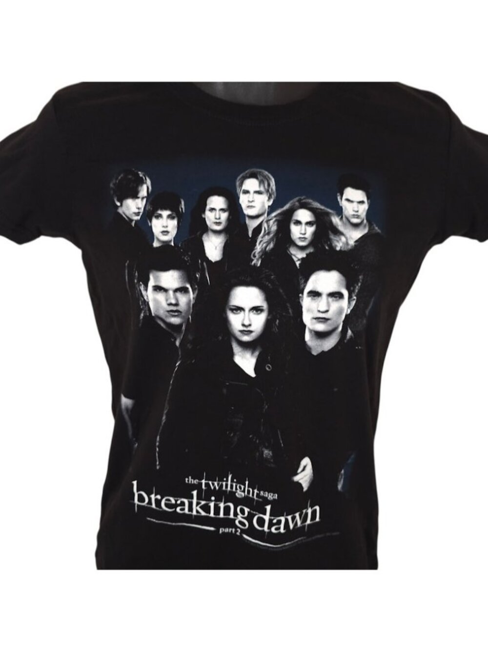 Twilight Saga T Shirt Womens Size Medium Black Breaking Dawn Bella Edward Jacob